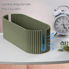 Large Cable Organizer Box for Power Strips, Surge Protectors, Chargers, TV Computer Wires - White - Image 6