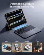 ESR for iPad Pro 11 Inch Case with Keyboard M5/M4, Multi-Angle Stand - Image 4