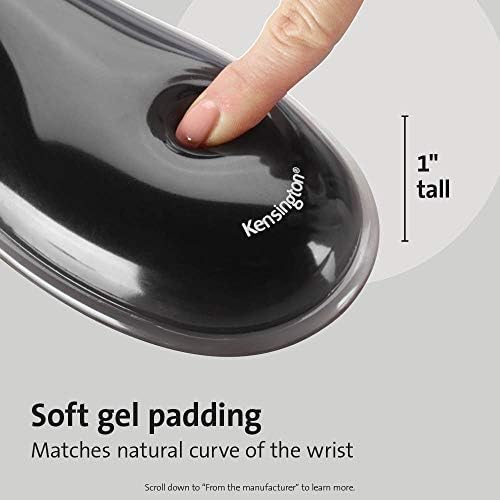 Kensington Duo Gel Mouse & Keyboard Wrist Rest Bundle Set, Ergonomic Keyboard and Mouse Pad With Wrist Support, Keyboard Wrist Rest, Computer Keyboard Pad, Cooling Gel, Non-Skid Backing, Red K50036WW - Image 3
