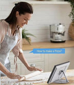 Almoz Swivel and Tilt Stand for Echo Show 15, Aluminum Stand for Show 15.6" Smart Display and Up to 18" iPad/Tablets, with 360 Degree Rotating Base, Viewing Angle Adjustable, No Need Mounting - Image 4