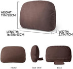 Lumbar Pillow for Car, 2 Pack Lower Back Support (Coffee Brown) - Image 3