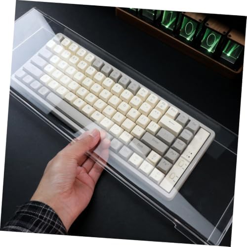 Gadpiparty Clear Acrylic Keyboard Cover Protector Full Size Keyboard Cover for Home Office 18.70 X 6.10 X 1.96 in Dust Water and Spill Protection Easy to Clean 1 Pack - Image 7