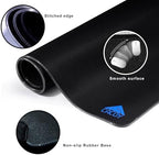 Cacoy 31.5x20 Inch RGB Gaming Mouse Pad, Non-Slip Large LED Desk Mat, Black - Image 5
