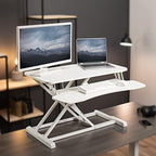 VIVO White 32 in Standing Desk Converter, DESK-V000KW - Image 2