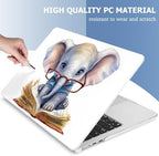 Mektron Case for 2026 MacBook Air 13-inch M5 Laptop A3449 with 13.6-inch Liquid Retina Display, 2025 2024 2022 M4/M3/M2 MacBook Air 13" Hard Shell Cover, Model A3240 A3113 A2681, Cute Elephant C341 - Image 4