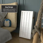 2 ft. Short Desktop Window Pane Shoji Screen - White - 6 Panels - Image 5