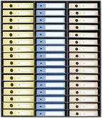 Literature Organizer,48 Slots Compartments Desktop File Sorter,Student Mailbox for Classroom, Paper Storage Cabinet with Removable Dividers, for Office Home School (48Slots-A) by Unknown