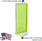 Azar 700508-GRE 8-Inch W by 20-Inch H Revolving Green Pegboard Counter Unit, Green - Image 4