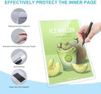 Magnetic sign holder 8.5" x 11", 20 pack, rigid document frame for locker, refrigerator, office, school and home - Image 3