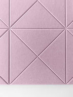 6 Pack Decorative Felt Wall Tiles (11.8” x 11.8”) - Modern Bulletin Board for Home Office & Classroom, Self-Adhesive Cork Board Alternative for Kids Artwork, Photos & Pin Display - Sakura - Image 4