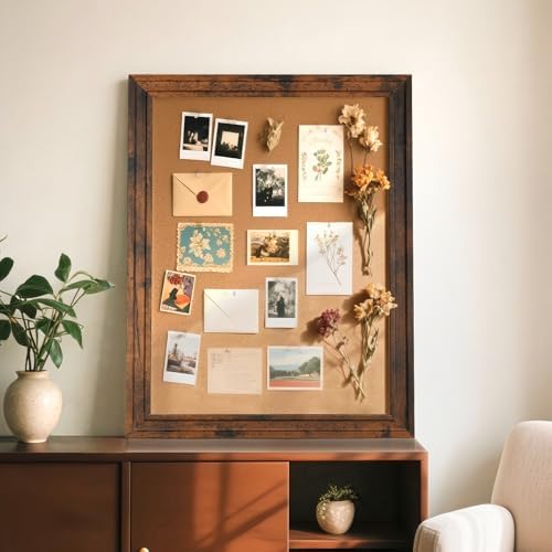 Cork Board Bulletin Board, 24"x18" Corkboard for Wall - Image 6