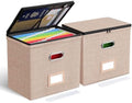 Oterri File Box Small 2-Pack Mesh Pockets Hanging Organizer for Letter-Size by Oterri