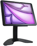 Desktop Anti-Theft Kiosk Stand Security POS Stand with Locking Enclosure for 13'' iPad Air (M2) 2024,Excluding 13'' iPad Pro (M4) 2024,360° Swivel(Black) by DDSHOW