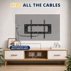 in Wall Cable Management Kit, TV Cable Hider Wall Kit, Hide Messy Wires, Recessed Outlet Box with 9.8FT Cord for Wall Mount TV, Home Theater, Cords Organizer, Living Room, Family Room, Office - Image 3