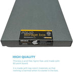 Lineco Clamshell Archival Storage Box, 13.5x19.5x1.75 Inch, Gray, Pack of 2 - Image 5