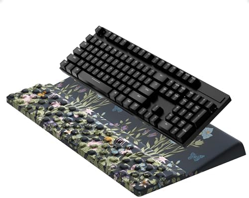 Ospelelf Keyboard Stand Pad with Wrist Rest, Comfy Ergonomic Keyboard Riser Holder for Office Home by OspelelfOfficeSupplies