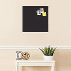 PinPix 20x20 inch Cork Bulletin Board. This Decorative Framed Pin Board Comes with Diamond Pattern in Black Design and Satin Black. Ideal for Home, Office Decor or School (PinPix-120) - Image 3