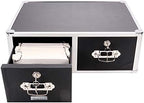 Vaultz Locking 5 x 8 Index Card Cabinet, Double Drawer, Black (VZ01397) - Image 5