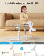 Laptop Desk for Bed, SAIJI Lap Desks Bed Trays for Eating Writing - Image 2