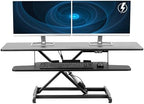 VIVO Black 47 inch Electric Desk Converter, DESK-VE48B by VIVO