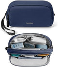 tomtoc Electronic Organizer Travel Case, Dual Compartment Tech Organization by tomtoc