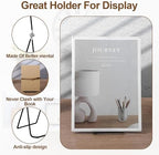 12 Pack Large Metal Book Stand, 9.2 Inch Adjustable Display Holder Easel Collector Stand for Home Office Books Magazine Frames Comic Plates Album CD - Image 3