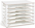 Yumkfoi Construction Paper Organizer 12" x 18", 6-Tiers Paper Storage by Yumkfoi