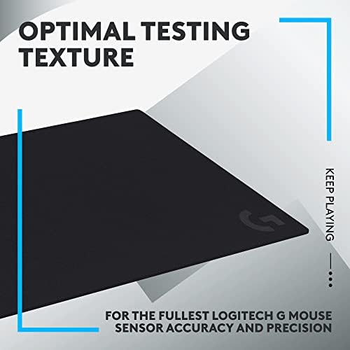 Logitech G640 Large Cloth Gaming Mouse Pad (600x460x3) - Black - Image 4