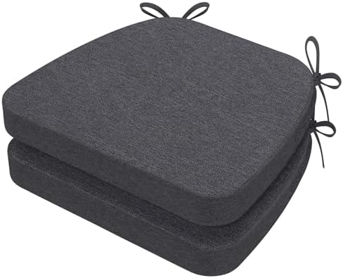 AAAAAcessories Chair Cushions for Dining Chairs, 17 x 16 x 2 in, Set of 2 by AAAAAcessories