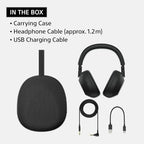 Sony WH-1000XM6/S Best Wireless Noise Canceling Headphones, Platinum Silver Bundle with Deco Essentials Exclusive CPS 26 Month Protection Pack | Official USA Partner Model - Image 5