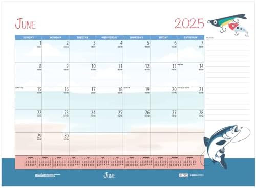 2025 House of Doolittle Seasonal Holiday Depictions 22-inch x 17-inch Monthly Desk Pad Calendar (139-25) - Image 7