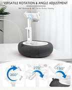 Miledi Tablet Pillow Stand for Bed with Detachable Snack Bowl, Black - Image 5