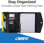 Case-it Padfolio | Letter Size | 1-Inch O-Ring Binder | LL-PRO-35 Black - Image 2