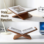 Solid Wooden Book Stand 16" x 9.5" x 6" Extra Large Display Stand - Image 5