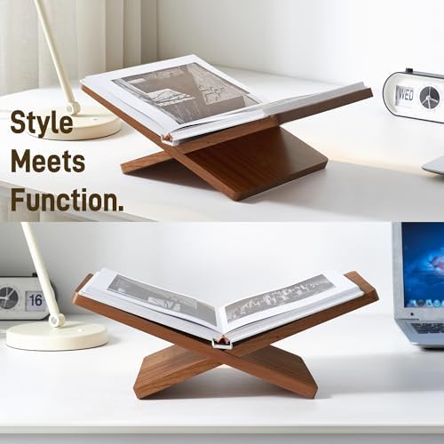 Solid Wooden Book Stand 16" x 9.5" x 6" Extra Large Display Stand - Image 5