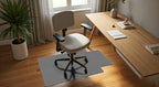 Rhino Mats, Rhino Hide Chair Mat (Lip Option), Office Computer Chair Mat for Hardwood, Tile, Laminate, Concrete and Vinyl Floors, Anti-Slip (Gray, 48”x60”-Lip2512) - Image 3