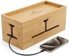 Cable Management Box, Large 13.4-Inch Cord Hider & Organizer Box by Unknown