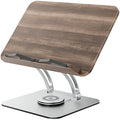 Tounee Adjustable Book Stand with 360° Swivel Base,Bright Silver by tounee