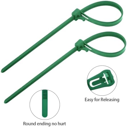 250 Pack 12 Inch Heavy Duty Reusable Zip Ties Green ?UV Resistant, 55 LBS Tensile Strength, Weatherproof Cable Ties for Outdoor, Industrial, and Harsh Environments - Image 5