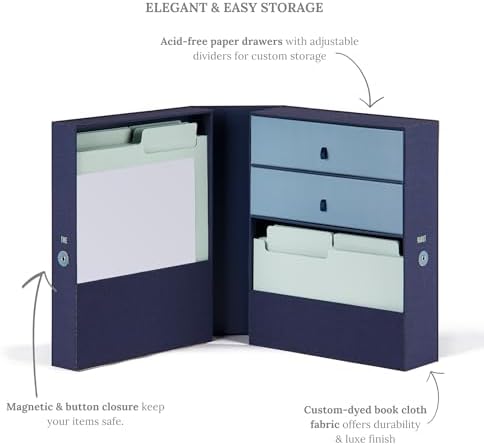 Savor | All-in-One Desk Organizer | Blue – Keep Desk, Office, and Home Organized All-in-One Storage System for Important Files, Documents, Stationery, and Office Supplies - Image 3