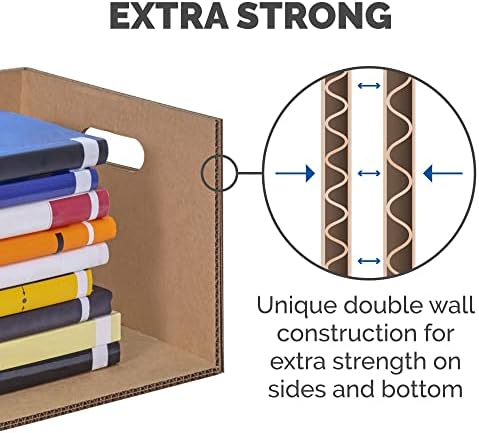 Bankers Box 15-Pack Small Classic Moving Boxes with Reinforced Handles - Image 4