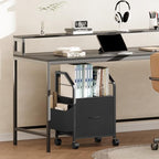 MAHANCRIS Small File Cabinet, Rolling Filing Cabinet for Under Desk - Image 2