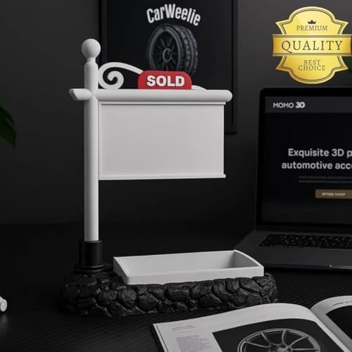 Custom Real Estate Business Card Holder | Realtor Card Holder – SOLD Sign for Real Estate Broker & Agents | Realtor Marketing | Realtor Gift (Design 9) - Image 2