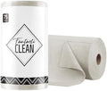 Fantasticlean Microfiber Cleaning Cloth Roll- 75 Sheets, 12"x12" (CoolGrey) by Fantasticlean