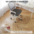 Clear Office Chair Mat for Hardwood Floor, 48 x 96 in Desk Floor Protector - Image 6