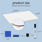 26 Pack Dry Erase Boards, 9"x12" Double Sided Easel Personal Small Whiteboards for Kids, Education Teacher Classroom Bulk, Mini Portable Handheld Drawing Writing White Boards Lapboards for Students - Image 3