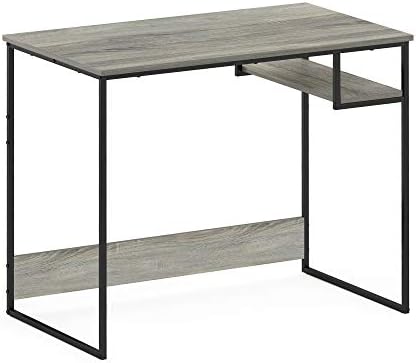 Furinno Moretti Lifestyle Study Desk, 35 Inches, French Oak Grey - Image 5