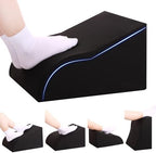 Foot Rest for Under Desk at Work, Ergonomic Under Desk Footrest with Washable Cover for Office, Home & Gaming Leg Elevation Pillow Black by Unknown