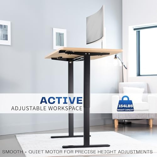 VIVO Light Wood 60 x 30 in Standing Desk, DESK-KIT-0B6C - Image 5