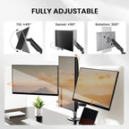 ErGear Triple Monitor Mount for 13-30 inch Screens - Image 4